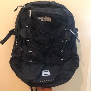 black north face backpack